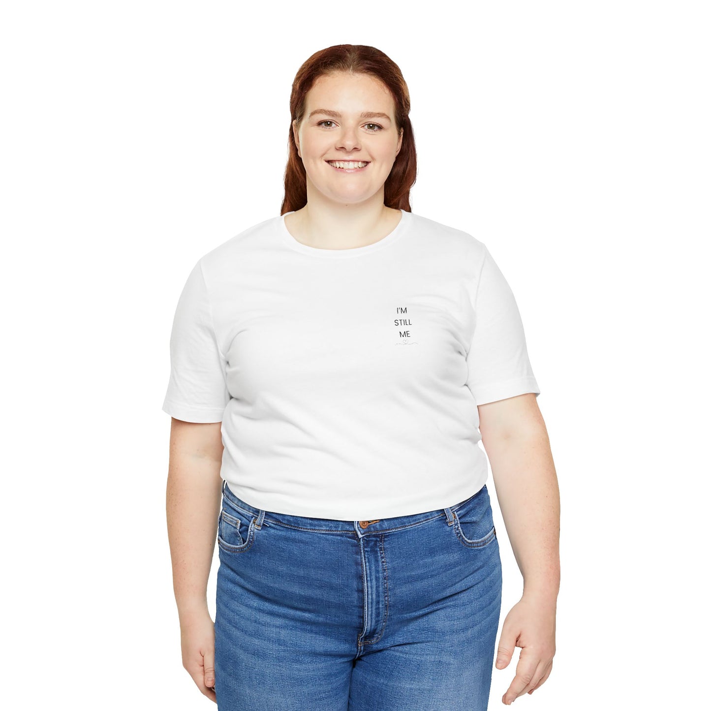 I’m Ok Not Okay Tee | Minimal Tiny Chest Text T-Shirt