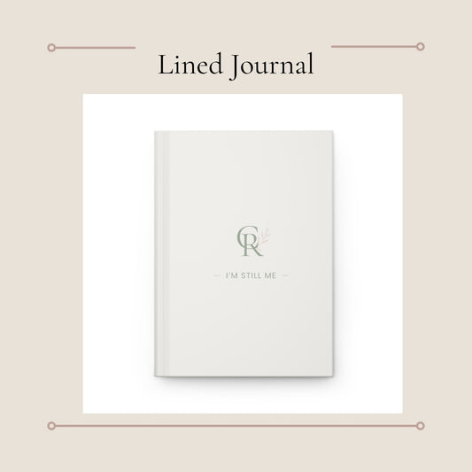 Minimal Monogram 'I'm Still Me' Hardcover Journal | Matte